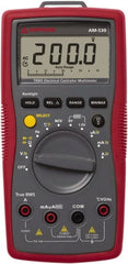 Amprobe - 4018651, CAT III, 600 VAC/VDC, Digital Average Responding Multimeter - 40 mOhm, Measures Voltage, Capacitance, Current, Frequency, Resistance, Temperature - Exact Tooling
