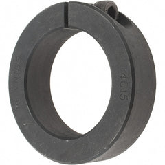 Value Collection - 40mm Bore, Steel, One Piece Clamp Collar - 2-3/8" Outside Diam - Exact Tooling