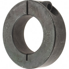 Value Collection - 30mm Bore, Steel, One Piece Clamp Collar - 2-1/8" Outside Diam - Exact Tooling