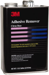 3M - 1 Gal Pail Adhesive Remover - Removes Grease, Oil, Ink, Dirt - Exact Tooling