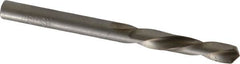 Chicago-Latrobe - #13 118° Spiral Flute High Speed Steel Screw Machine Drill Bit - Bright Finish, Left Hand Cut, 1-1/8" Flute Length, 2-3/16" OAL, Standard Point, Straight Shank - Exact Tooling