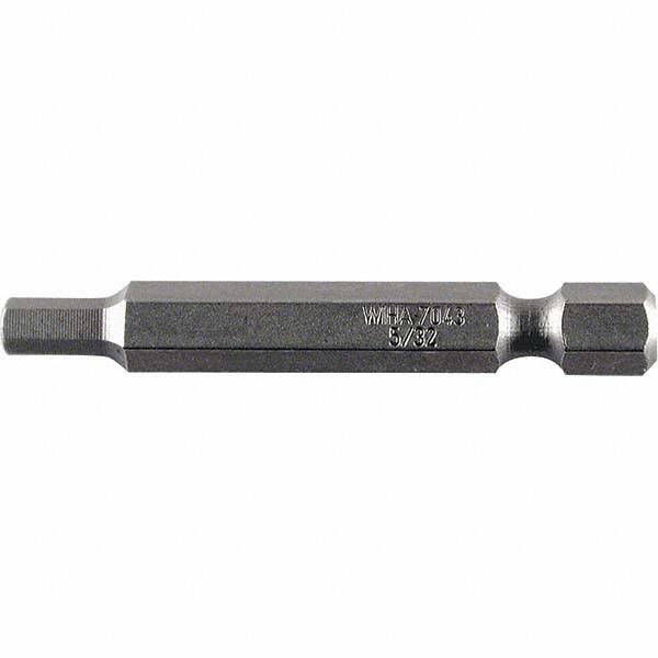 Wiha - 0.109" Power Bit - 1/4" Drive, 2" OAL - Exact Tooling