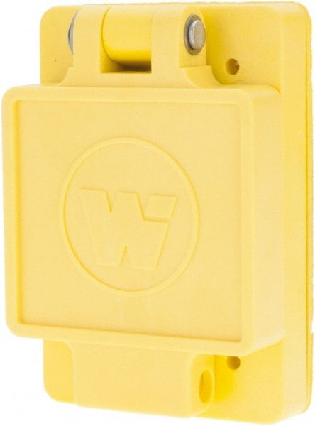 Value Collection - 480 VAC, 30 Amp, L16-30R NEMA, Ungrounded Receptacle - 3 Poles, 4 Wire, Female End, Yellow - Exact Tooling