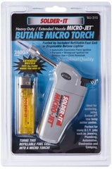 Solder-It - Butane Touch - Contains Mini Torch, Extended Nozzle & Refillable Fuel Cell - Exact Tooling