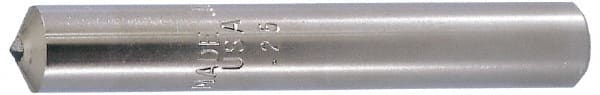 Made in USA - 1/4 Carat Single Point Diamond Dresser - 3" Long x 3/8" Shank Diam - Exact Tooling