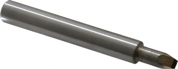 Made in USA - 0.01 Max Concave Radius Single Point Diamond Dresser - 2" Long x 3/8" Shank Diam - Exact Tooling