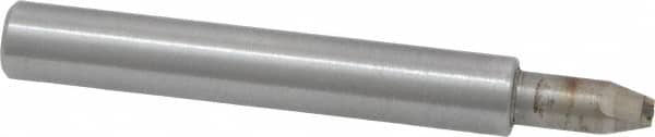 Made in USA - 0.015 Max Concave Radius Single Point Diamond Dresser - 2" Long x 3/8" Shank Diam - Exact Tooling