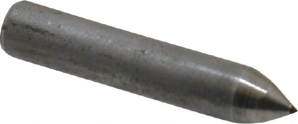 Made in USA - 1" Long x 3/16" Shank Diam Phono Point Diamond Dresser - 60° Included Angle - Exact Tooling