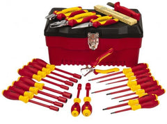 Wiha - 25 Piece Insulated Hand Tool Set - Comes in Molded Case - Exact Tooling