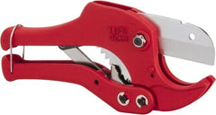 Value Collection - 1/8" to 1-5/8" Pipe Capacity, Pipe Cutter - Cuts Plastic - Exact Tooling