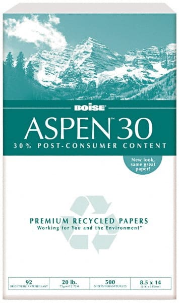 Boise - 8-1/2" x 14" White Copy Paper - Use with Laser Printers, High-Speed Copiers, Plain Paper Fax Machines - Exact Tooling