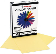 UNIVERSAL - 8-1/2" x 11" Canary Copy Paper - Use with Laser Printers, Copiers, Offset Presses, Spirit Duplicators - Exact Tooling