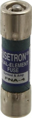 Cooper Bussmann - 250 VAC, 4 Amp, Time Delay Pin Indicator Fuse - Fuse Holder Mount, 1-1/2" OAL, 10 at 125 V kA Rating, 13/32" Diam - Exact Tooling