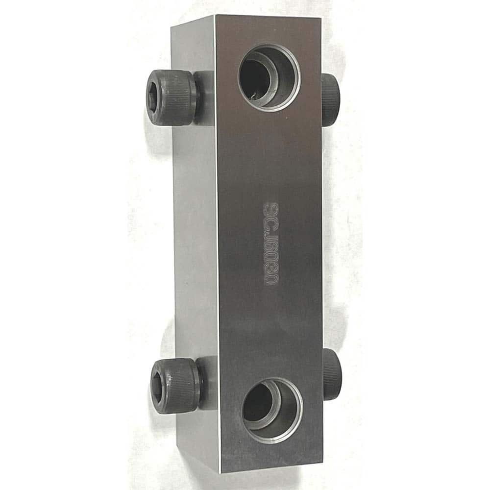 TE-CO - Vise Jaws; Jaw Shape: Flat ; Jaw Width (mm): 152.4 ; Jaw Width (Inch): 6 ; Jaw Width (Decimal Inch): 6 ; Jaw Height (mm): 38.608 ; Jaw Height (Inch): 1.52 - Exact Tooling