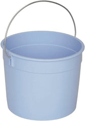 Ability One - 5 Qt, Plastic Round Blue Single Pail - Handle Included - Exact Tooling