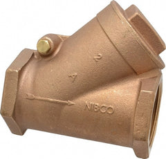 NIBCO - 2" Bronze Check Valve - Y-Pattern, FNPT x FNPT, 200 WOG - Exact Tooling