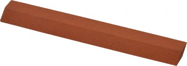 Norton - 4" Long x 9/16" Wide x 3/16" Thick, Aluminum Oxide Sharpening Stone - Diamond, Fine Grade - Exact Tooling