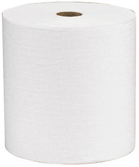 Scott - Hard Roll of 1 Ply White Paper Towels - 8" Wide, 400' Roll Length - Exact Tooling