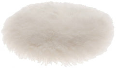 3M - 5-1/4" Diam Lambswool Bonnet Pad - 25/32" Pile, Hook & Loop Attachment - Exact Tooling