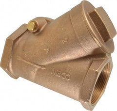 NIBCO - 2" Bronze Check Valve - Y-Pattern, FNPT x FNPT, 200 WOG - Exact Tooling