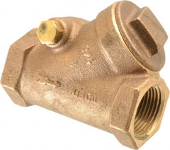 NIBCO - 3/4" Bronze Check Valve - Y-Pattern, FNPT x FNPT, 200 WOG - Exact Tooling