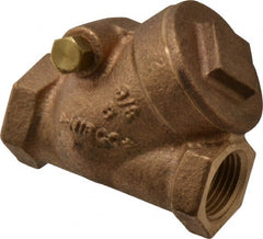 NIBCO - 3/8" Bronze Check Valve - Y-Pattern, FNPT x FNPT, 200 WOG - Exact Tooling