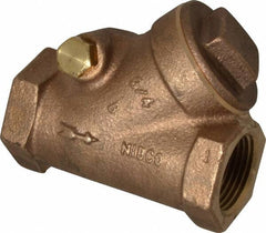 NIBCO - 3/4" Bronze Check Valve - Y-Pattern, FNPT x FNPT, 300 WOG - Exact Tooling