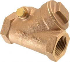 NIBCO - 3/4" Bronze Check Valve - Y-Pattern, FNPT x FNPT, 300 WOG - Exact Tooling