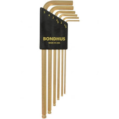 Bondhus - Hex Key Sets Tool Type: Hex Handle Type: L-Key Long Arm - Exact Tooling