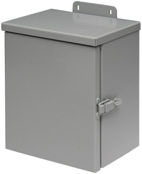 Cooper B-Line - Steel Junction Box Enclosure Hinge Flat Cover - NEMA 3R, 24" Wide x 24" High x 8" Deep, Rainproof - Exact Tooling