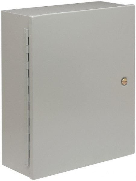 Cooper B-Line - Steel Standard Enclosure Hinge Flat Cover - NEMA 1, 12" Wide x 12" High x 6" Deep - Exact Tooling
