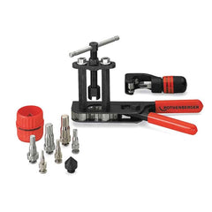 Rothenberger - Flaring Tools & Tube Expanders Type: Flare and Swage Kit Maximum Pipe Capacity (Inch): 3/16 - Exact Tooling