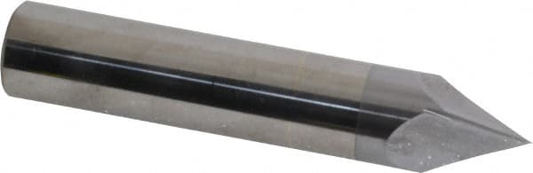 Accupro - 3/4" Diam 2 Flute Single End Solid Carbide Chamfer Mill - Exact Tooling