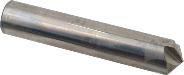 Accupro - 3/4" Diam 4 Flute Single End Solid Carbide Chamfer Mill - Exact Tooling
