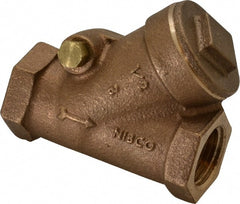 NIBCO - 1/2" Bronze Check Valve - Y-Pattern, FNPT x FNPT, 400 WOG - Exact Tooling