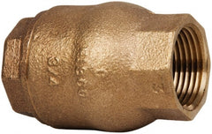 NIBCO - 3/4" Bronze Check Valve - Inline, FNPT x FNPT, 250 WOG - Exact Tooling
