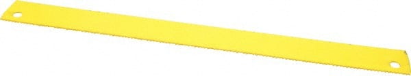 Starrett - 12" Long, 10 Teeth per Inch, Bi-Metal Power Hacksaw Blade - Toothed Edge, 1-1/8" Wide x 0.05" Thick - Exact Tooling