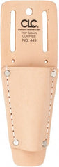 CLC - 1 Pocket Knife Holster - Leather, Tan - Exact Tooling