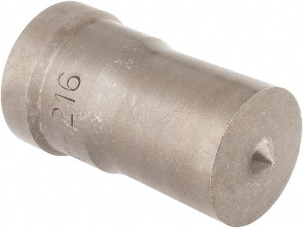 Cleveland Steel Tool - 1 Inch Diameter Round Ironworker Punch - 1-1/32 Inch Body Diameter, 1-5/32 Inch Head Diameter, 1-15/16 Inch Overall Length - Exact Tooling