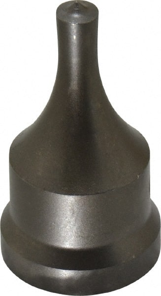 Cleveland Steel Tool - 5/16 Inch Diameter Round Ironworker Punch - 1-1/16 Inch Body Diameter, 1-7/32 Inch Head Diameter, 2-1/8 Inch Overall Length - Exact Tooling