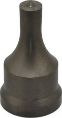 Cleveland Steel Tool - 7/16 Inch Diameter Round Ironworker Punch - 1-1/16 Inch Body Diameter, 1-7/32 Inch Head Diameter, 2-1/8 Inch Overall Length - Exact Tooling