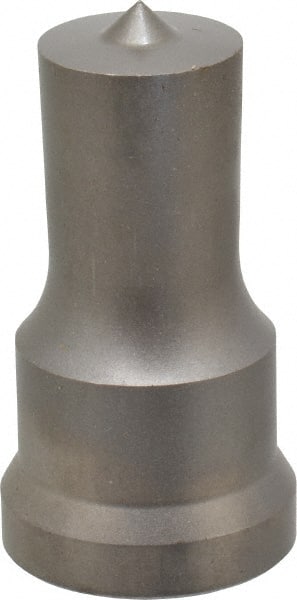 Cleveland Steel Tool - 13/16 Inch Diameter Round Ironworker Punch - 1-1/16 Inch Body Diameter, 1-7/32 Inch Head Diameter, 2-1/8 Inch Overall Length - Exact Tooling
