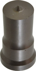 Cleveland Steel Tool - 1 Inch Diameter Round Ironworker Punch - 1-1/16 Inch Body Diameter, 1-7/32 Inch Head Diameter, 2-1/8 Inch Overall Length - Exact Tooling