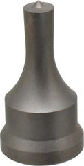 Cleveland Steel Tool - 7/16 Inch Diameter Round Ironworker Punch - 1-1/16 Inch Body Diameter, 1.24 Inch Head Diameter, 2-3/16 Inch Overall Length - Exact Tooling