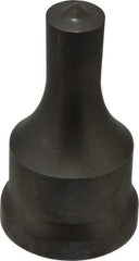Cleveland Steel Tool - 9/16 Inch Diameter Round Ironworker Punch - 1-7/32 Inch Body Diameter, 1-3/8 Inch Head Diameter, 2-3/8 Inch Overall Length - Exact Tooling