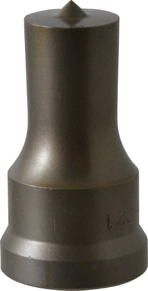 Cleveland Steel Tool - 7/8 Inch Diameter Round Ironworker Punch - 1-7/32 Inch Body Diameter, 1-3/8 Inch Head Diameter, 2-3/8 Inch Overall Length - Exact Tooling