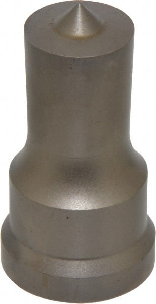 Cleveland Steel Tool - 15/16 Inch Diameter Round Ironworker Punch - 1-7/32 Inch Body Diameter, 1-3/8 Inch Head Diameter, 2-3/8 Inch Overall Length - Exact Tooling