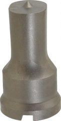 Cleveland Steel Tool - 13/16 Inch Wide Oblong Ironworker Punch - 1-7/32 Inch Body Diameter, 1-3/8 Inch Head Diameter, 2-3/8 Inch Overall Length - Exact Tooling