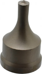 Cleveland Steel Tool - 7/16 Inch Diameter Round Ironworker Punch - 1-17/32 Inch Body Diameter, 1-11/16 Inch Head Diameter, 2-11/16 Inch Overall Length - Exact Tooling