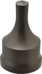 Cleveland Steel Tool - 1/2 Inch Diameter Round Ironworker Punch - 1-17/32 Inch Body Diameter, 1-11/16 Inch Head Diameter, 2-11/16 Inch Overall Length - Exact Tooling